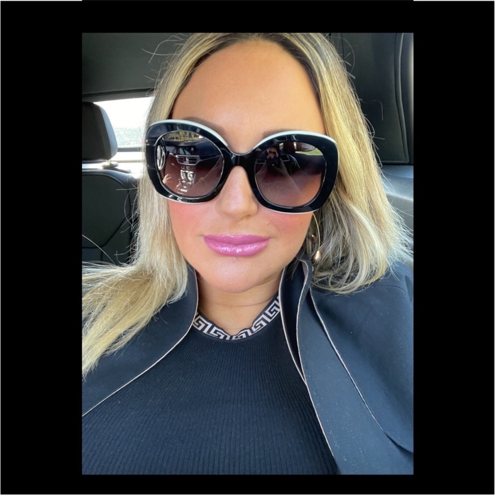Chanel limited edition runway black & white sunglasses.  100% Authentic